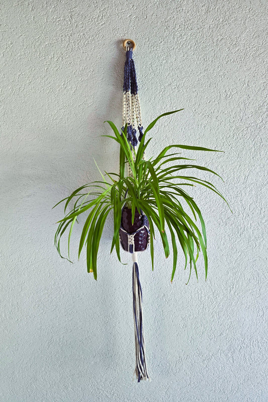 Suspension plantes - Ecru et Lilas