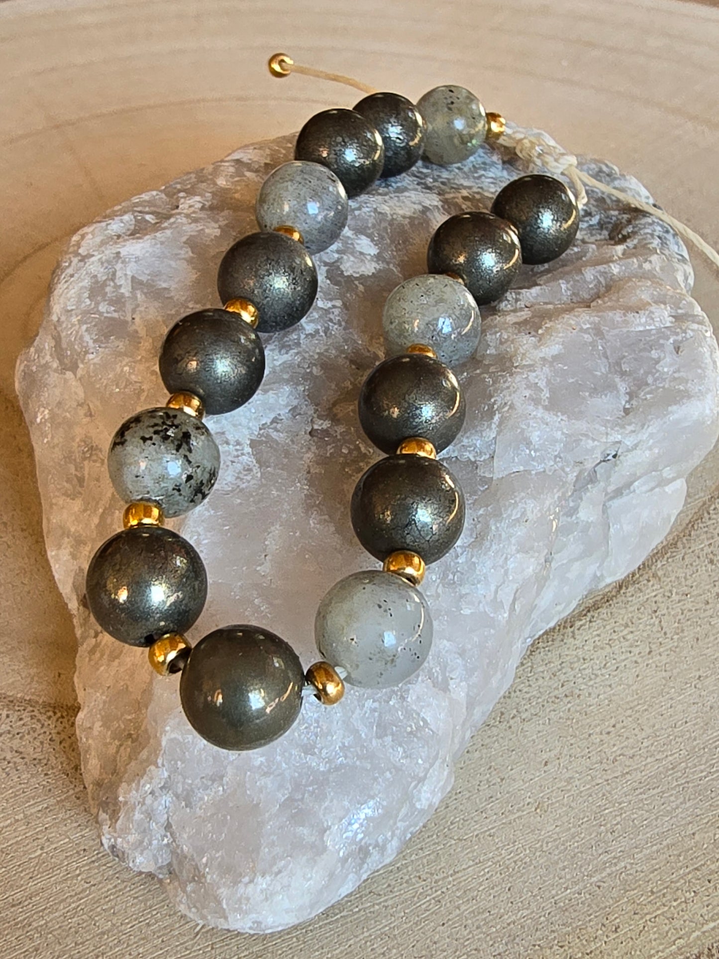 Bracelet Shambala - pierres naturelles & énergie positive