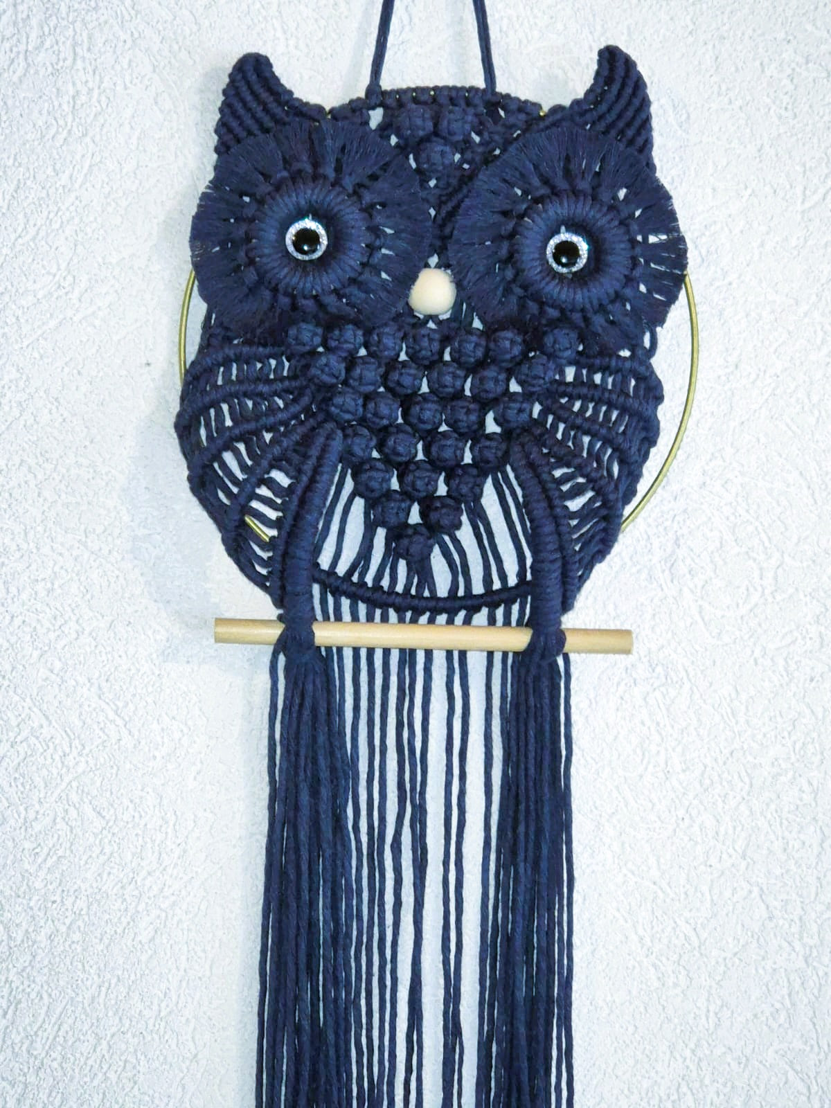 Chouette en macramé