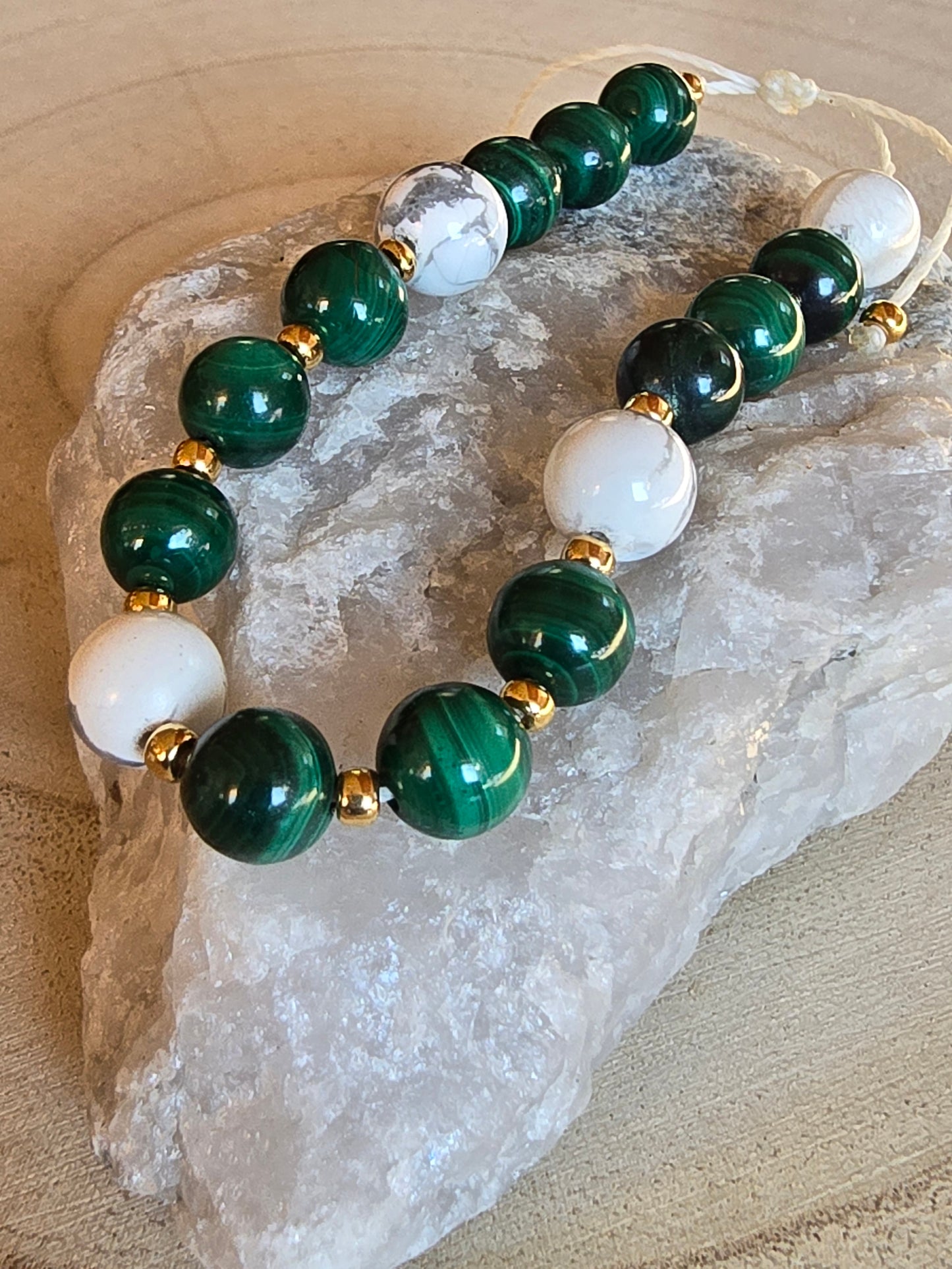 Bracelet Shambala - pierres naturelles & énergie positive