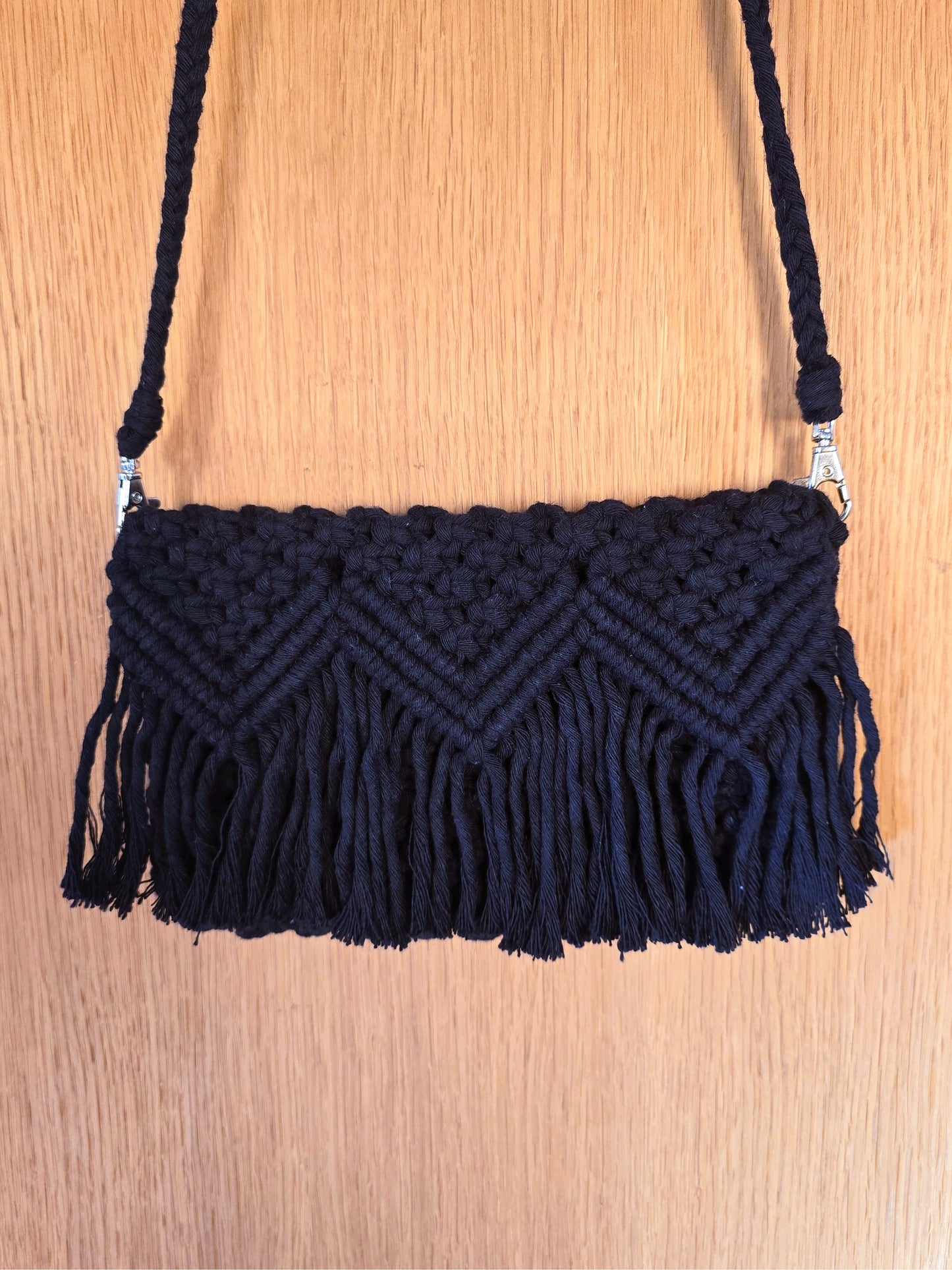 Sac en macramé - Noir