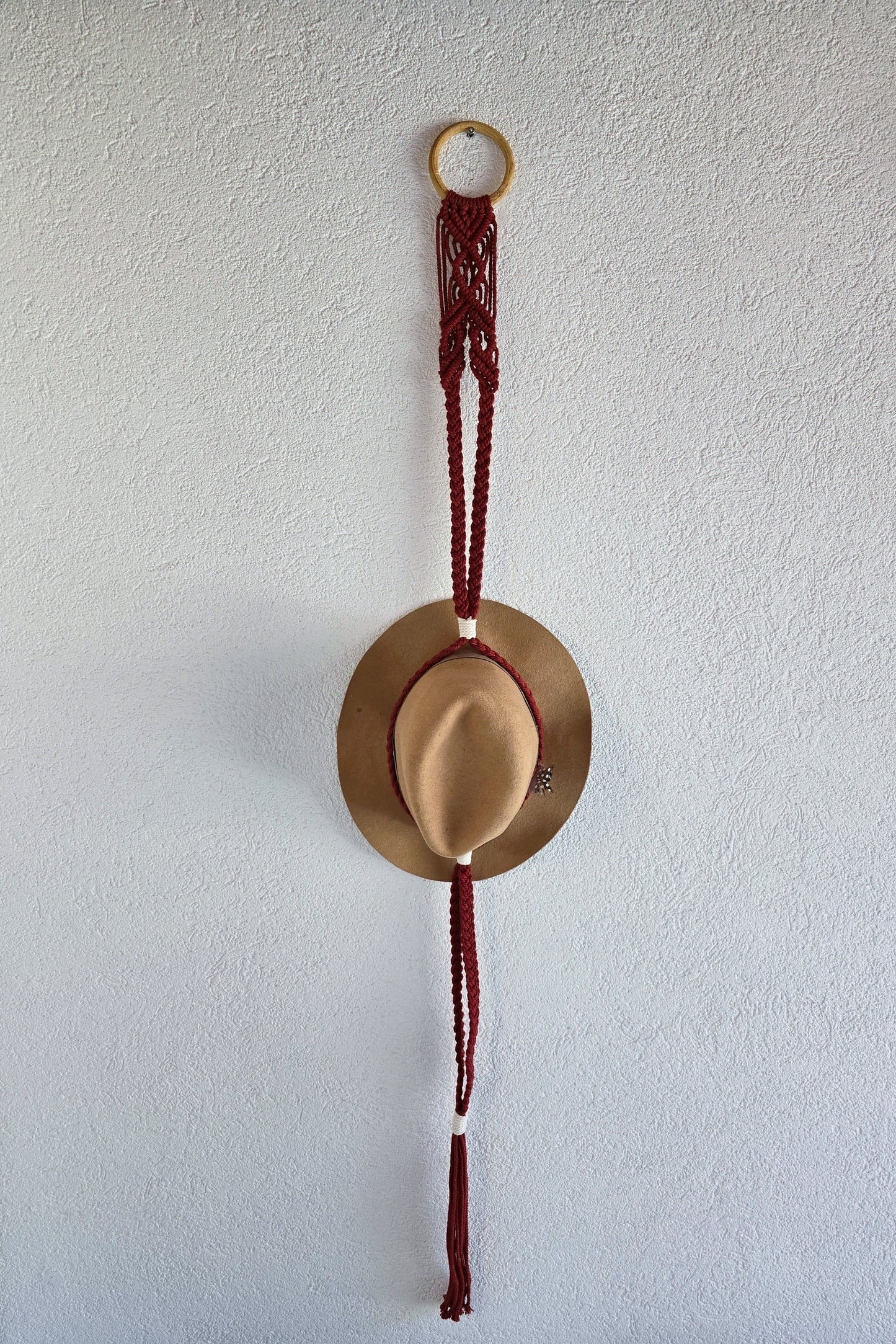 Triple porte chapeau - Terracotta