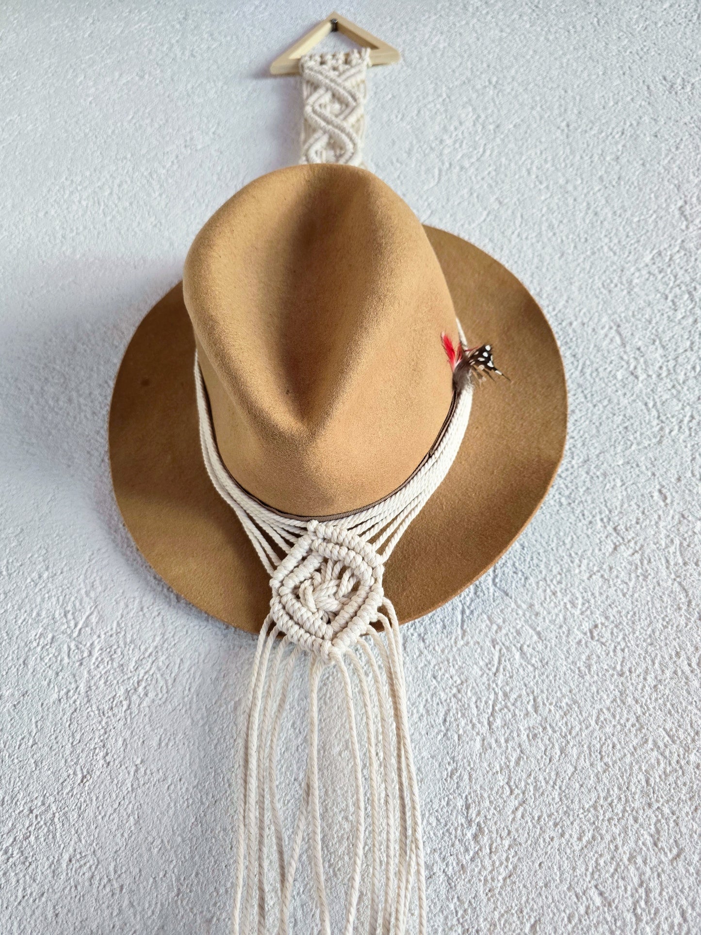 Porte chapeau - Ecru