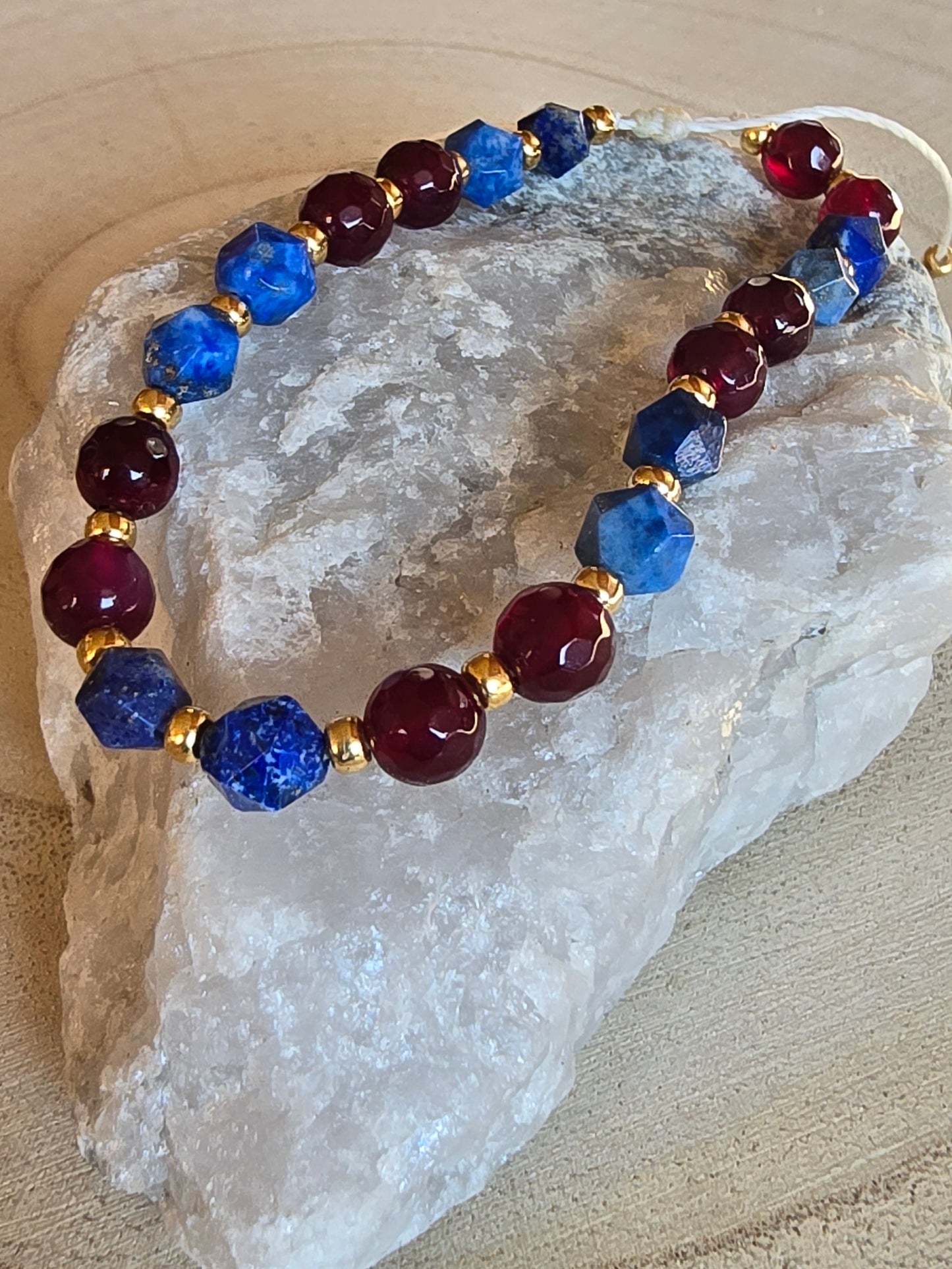 Bracelet Shambala - pierres naturelles & énergie positive