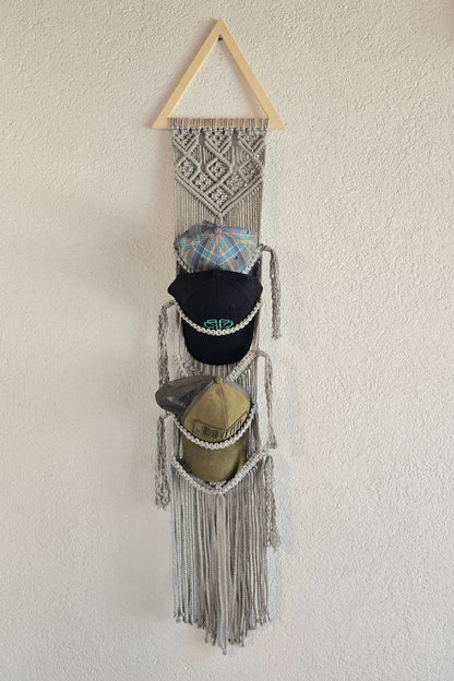 Porte casquettes - Gris