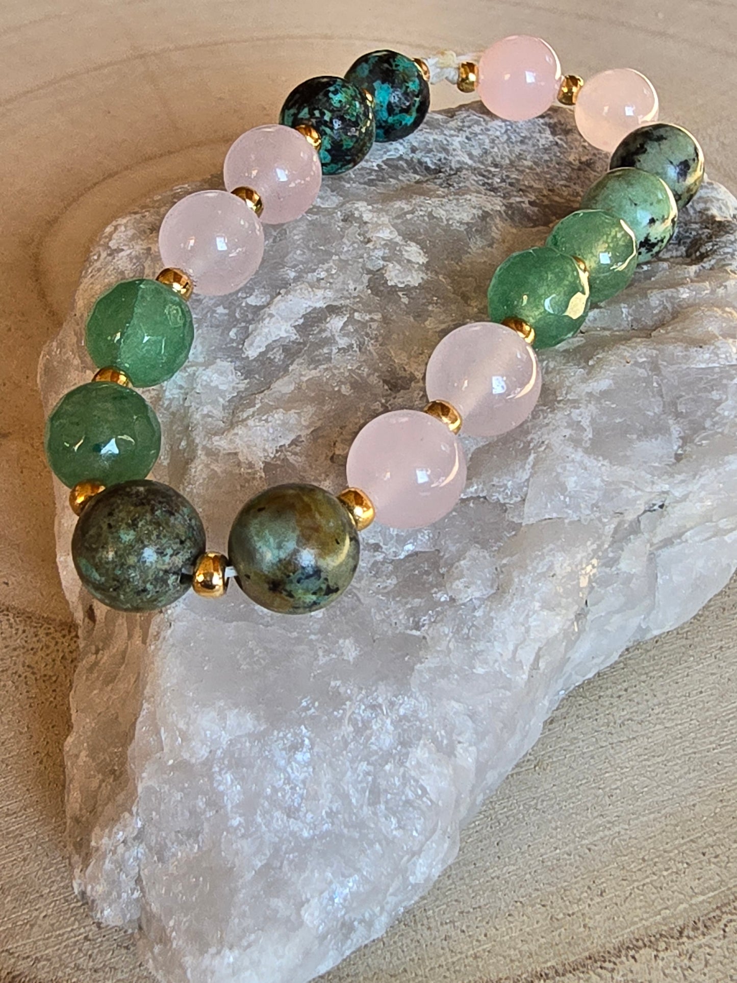 Bracelet Shambala - pierres naturelles & énergie positive