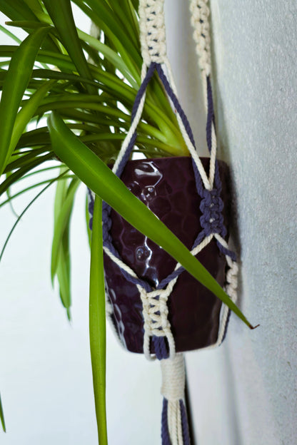 Suspension plantes - Ecru et Lilas