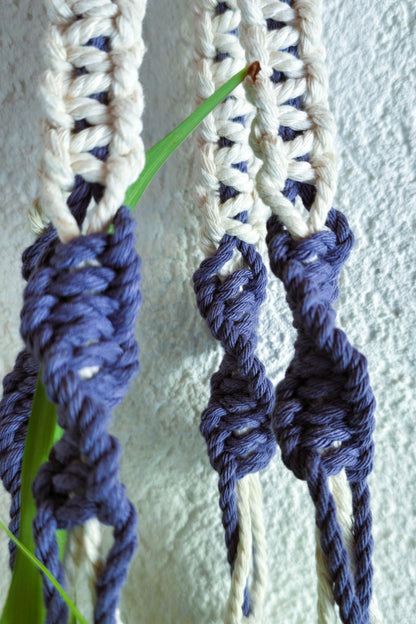 Suspension plantes - Ecru et Lilas