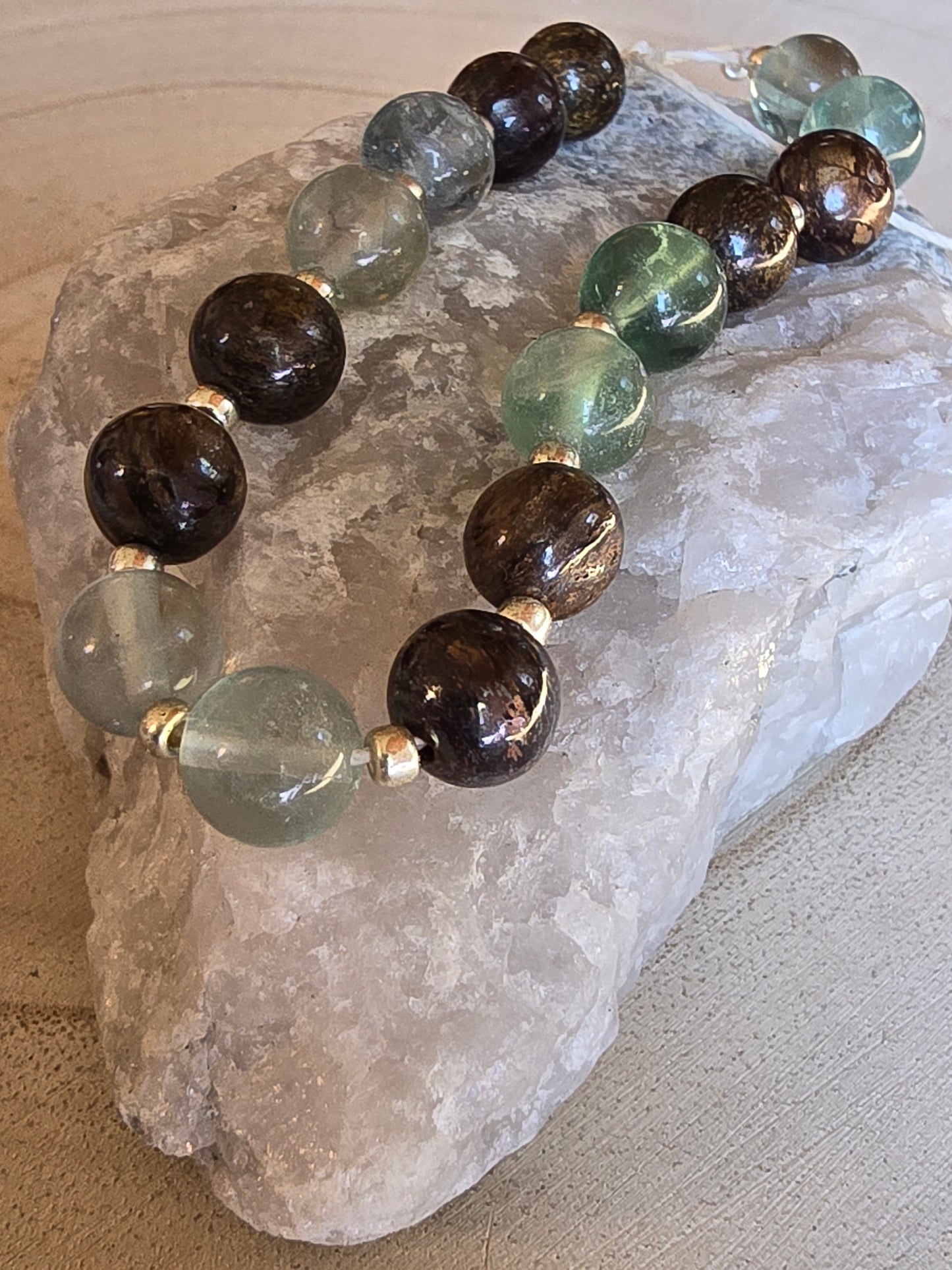 Bracelet Shambala - pierres naturelles & énergie positive