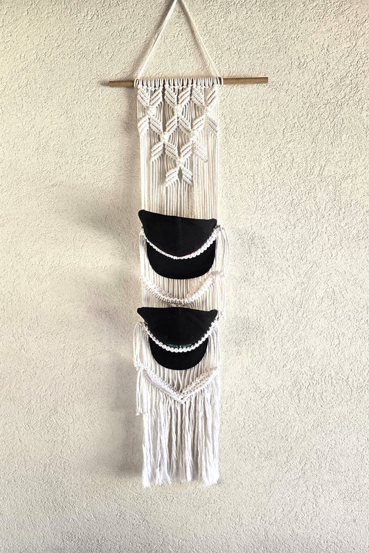 Porte casquettes - Blanc