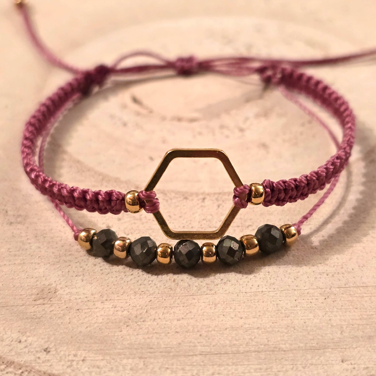 Duo bracelet Or