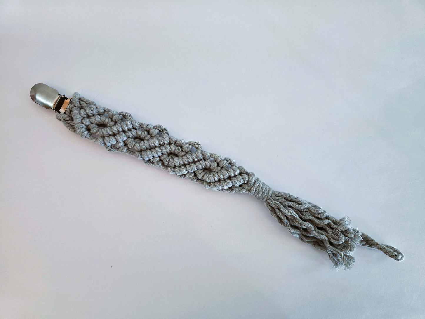 Attache tétine Gris