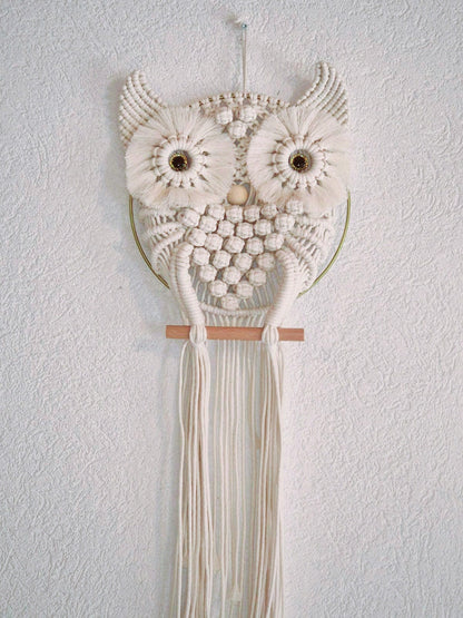 Chouette en macramé
