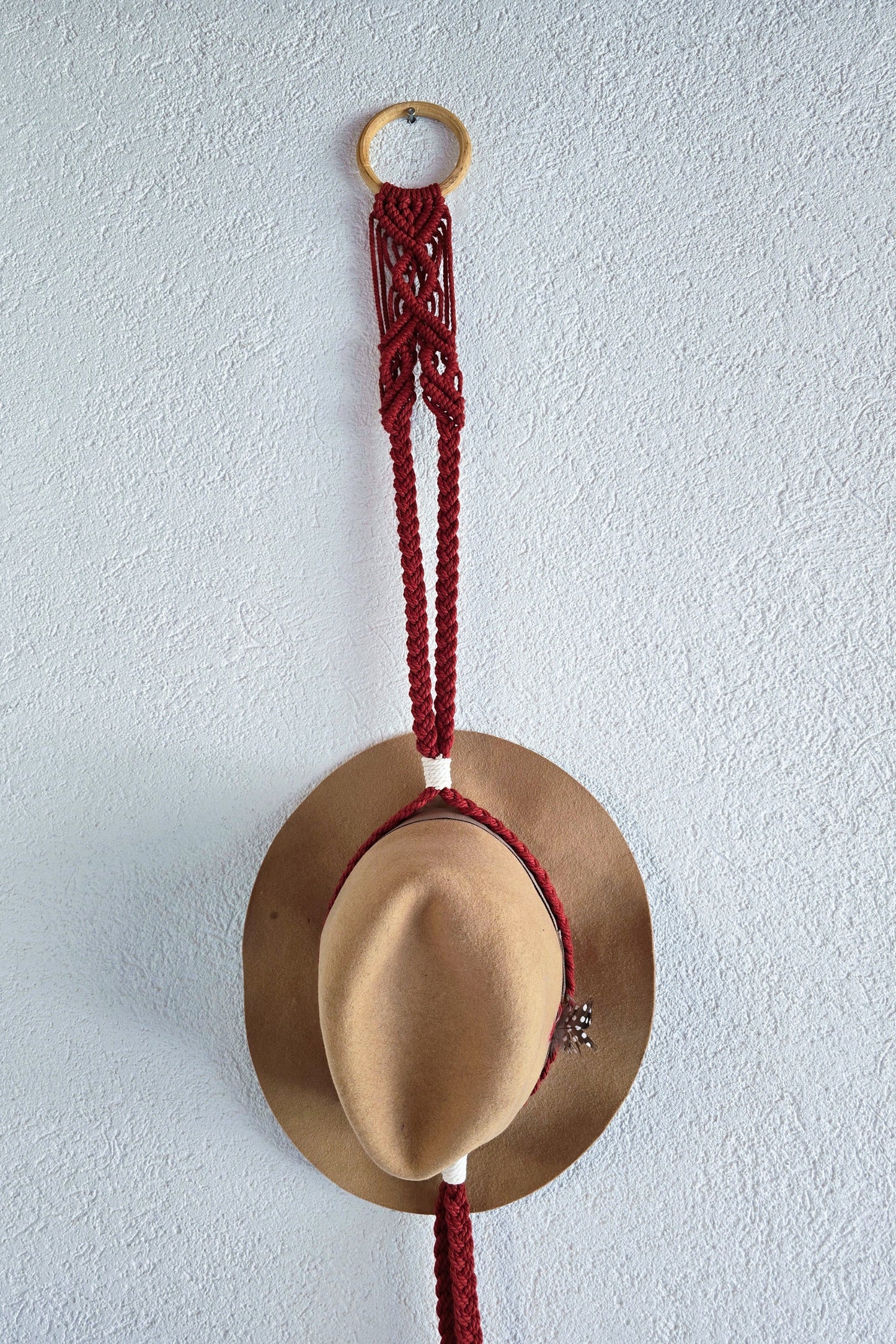 Triple porte chapeau - Terracotta