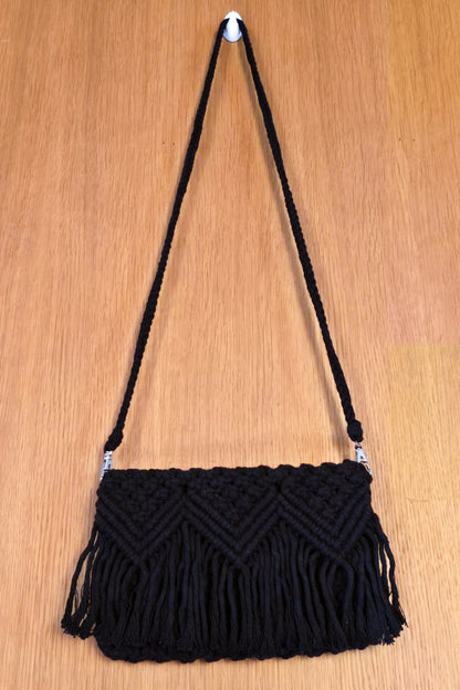 Macrame bag - Black