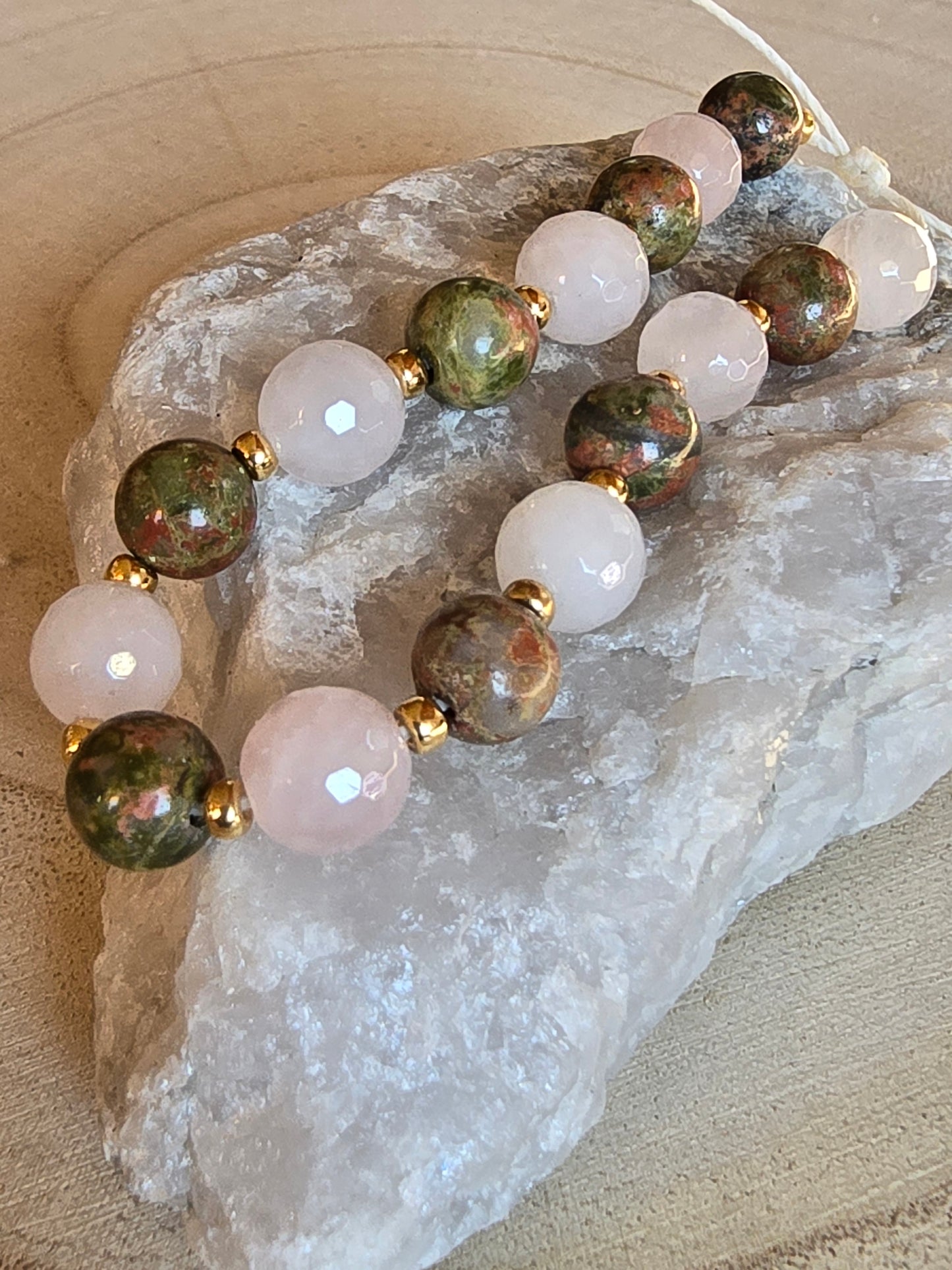 Bracelet Shambala - pierres naturelles & énergie positive