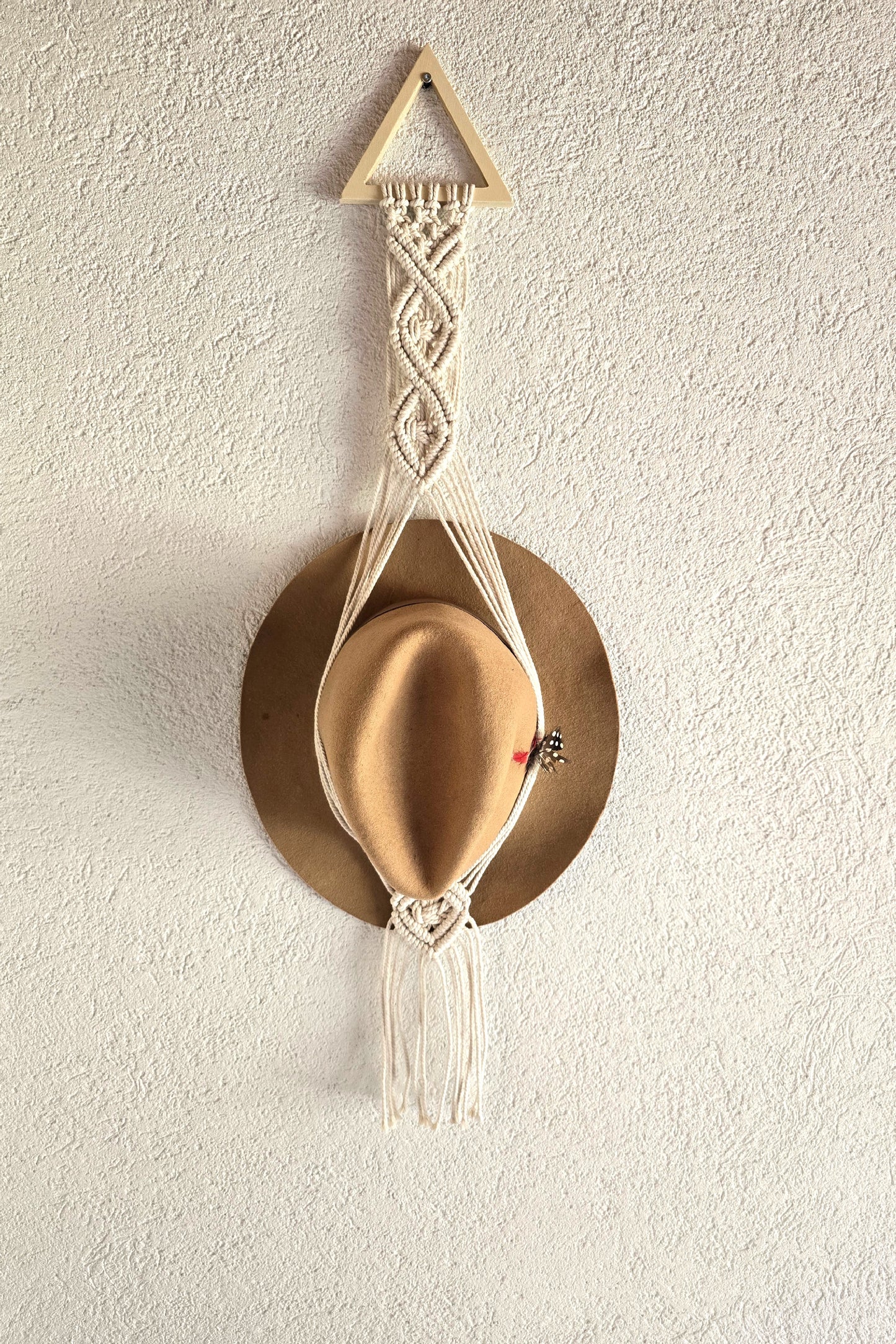 Porte chapeau - Ecru