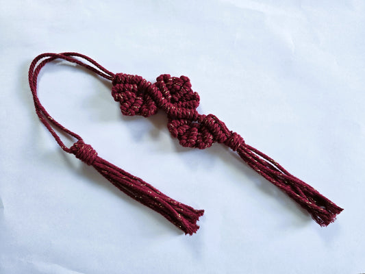 Marque page Bordeaux Doré