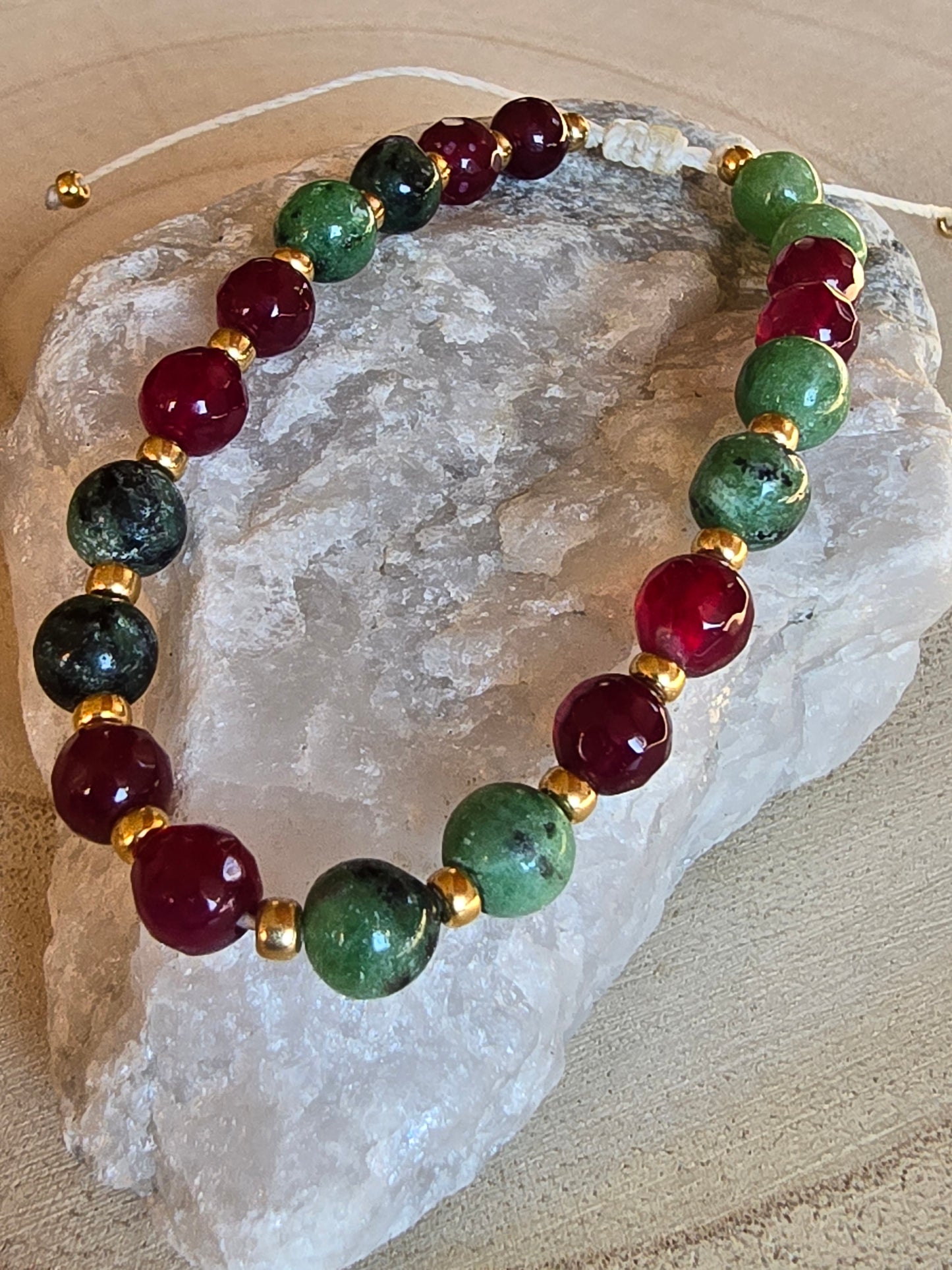 Bracelet Shambala - pierres naturelles & énergie positive